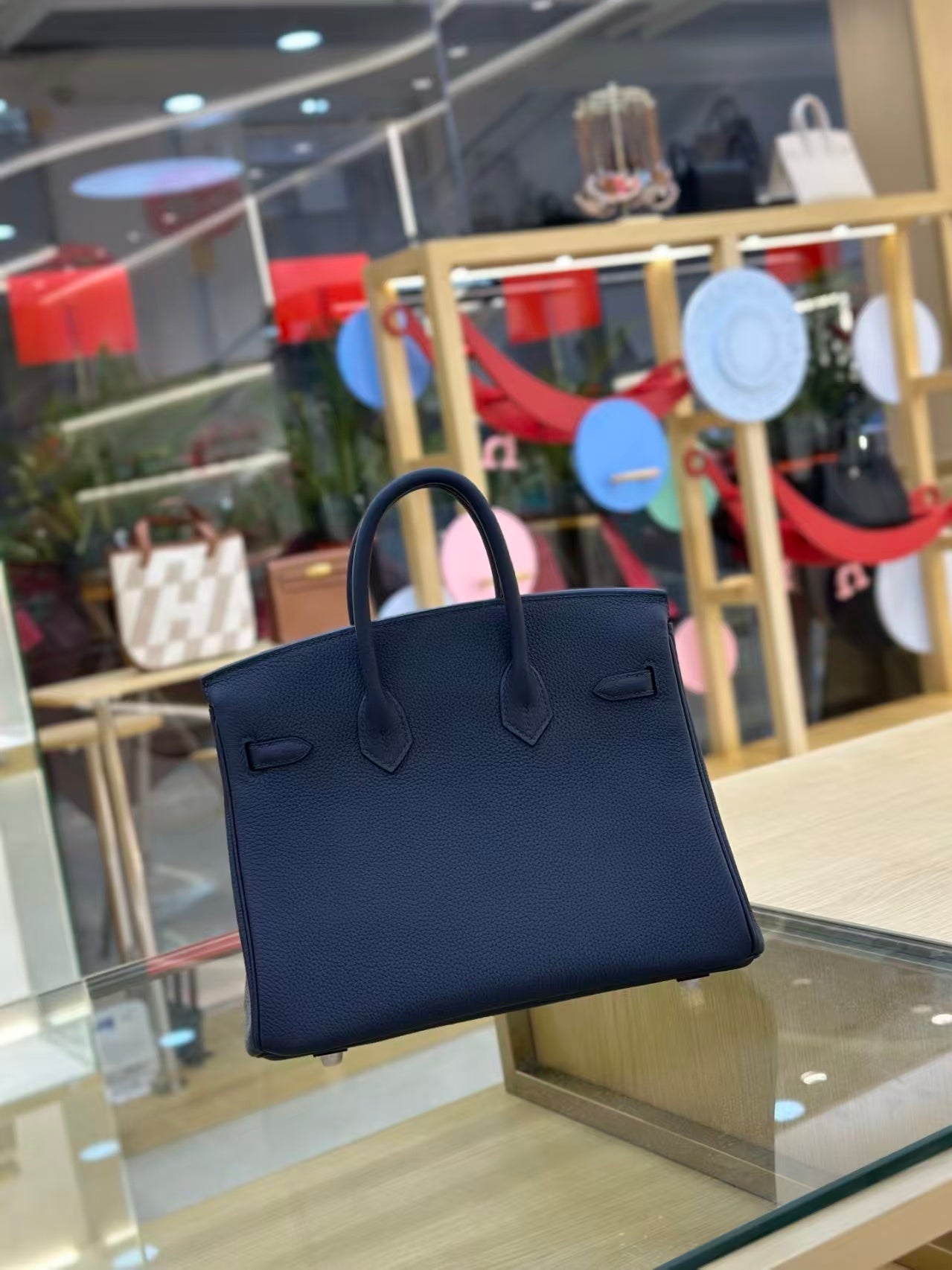 HM Birkin 25cm Bleu Nuit Togo Leather SHW