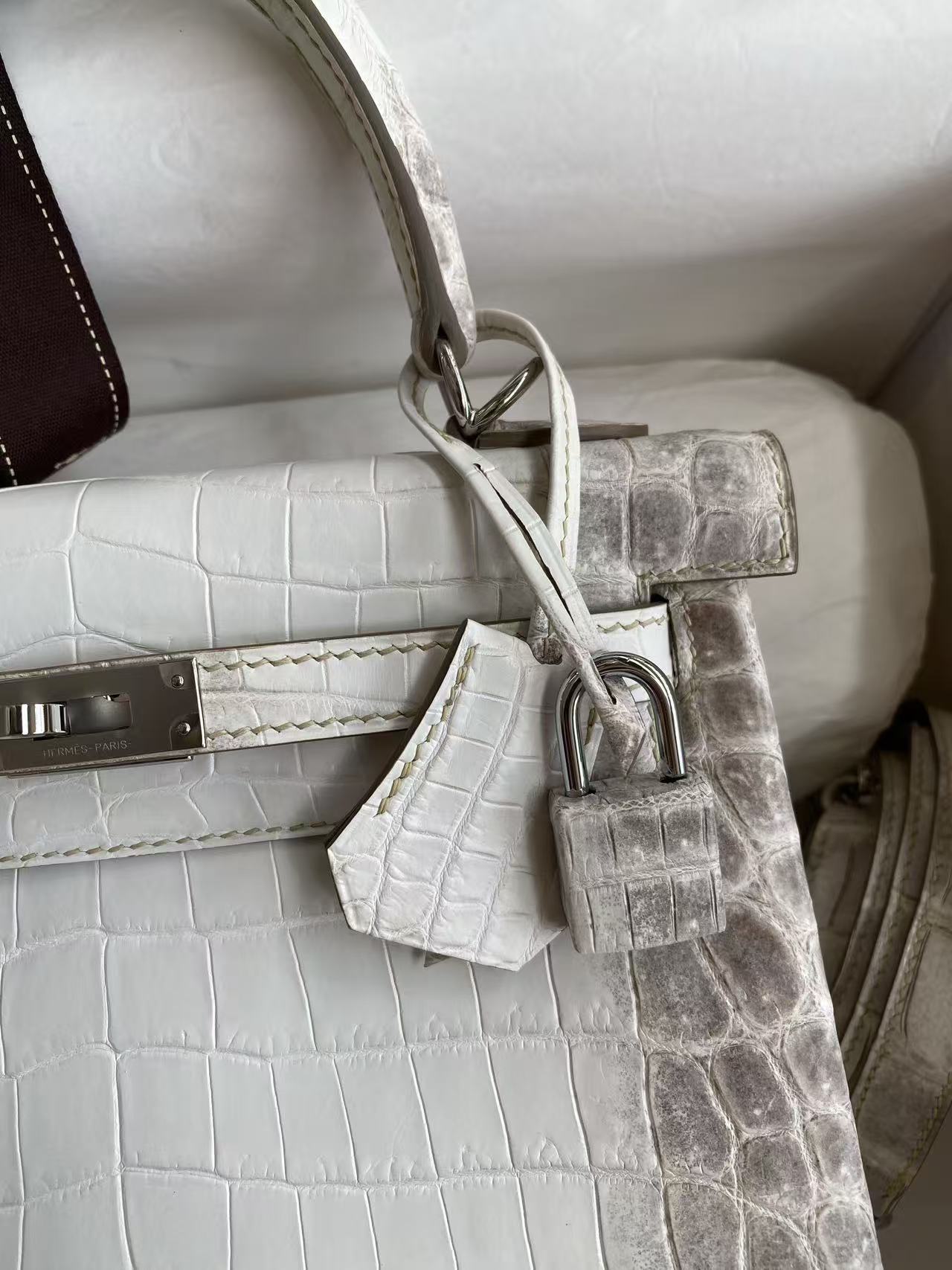HM Kelly Retourne 25cm Himalayan Crocodile Leather (15 days production)