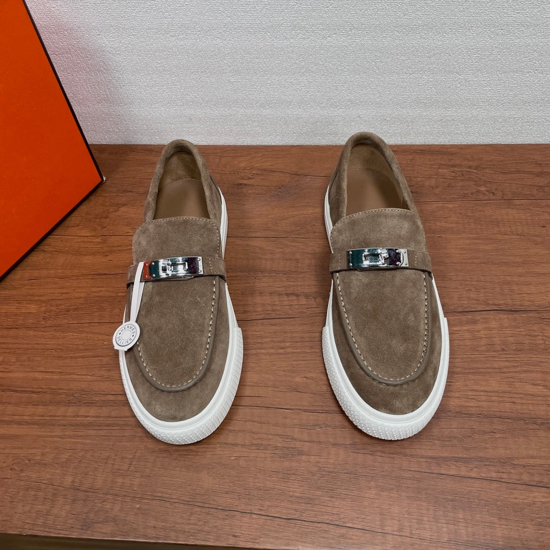 HM Men's Loafer Brown Suede SHW