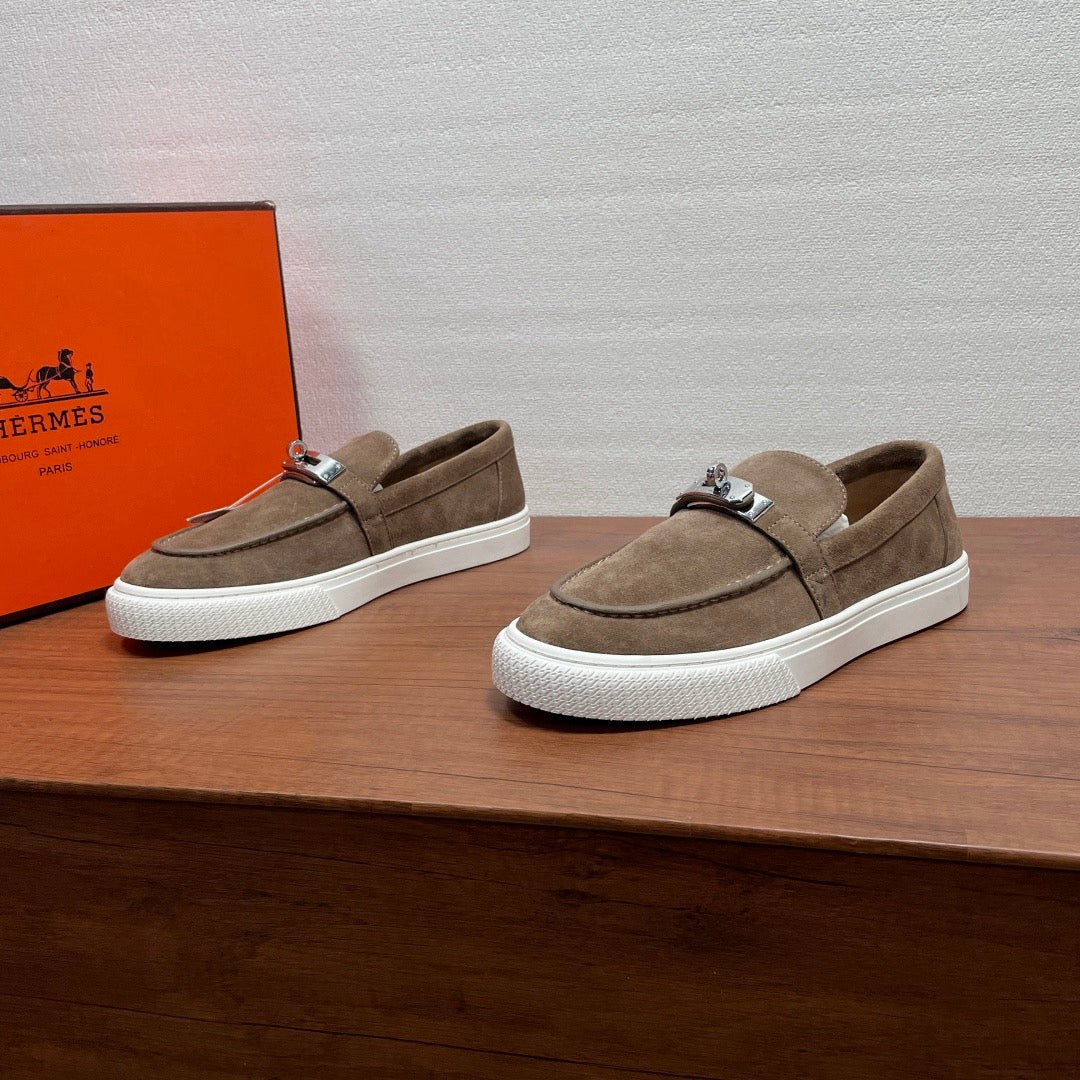 HM Men's Loafer Brown Suede SHW