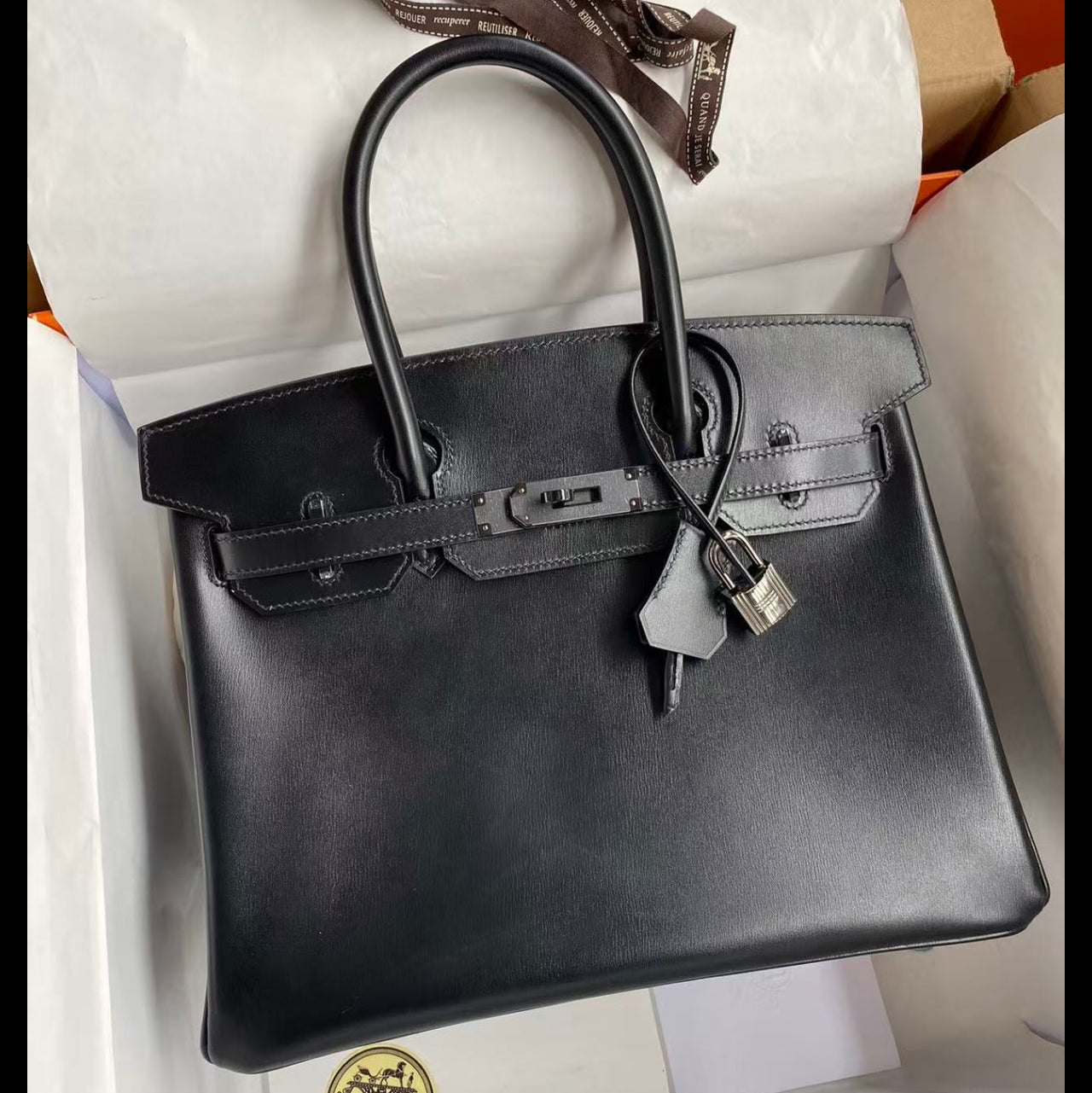 HM 26s Birkin 35cm Black Leather Black Hardware (need 15 day to product)