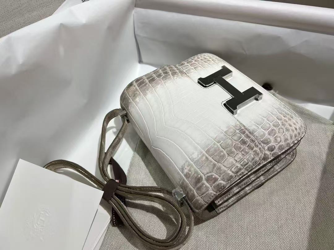 HM Constance Bag 18cm Himalaya Crocodile Leather (15 days production)
