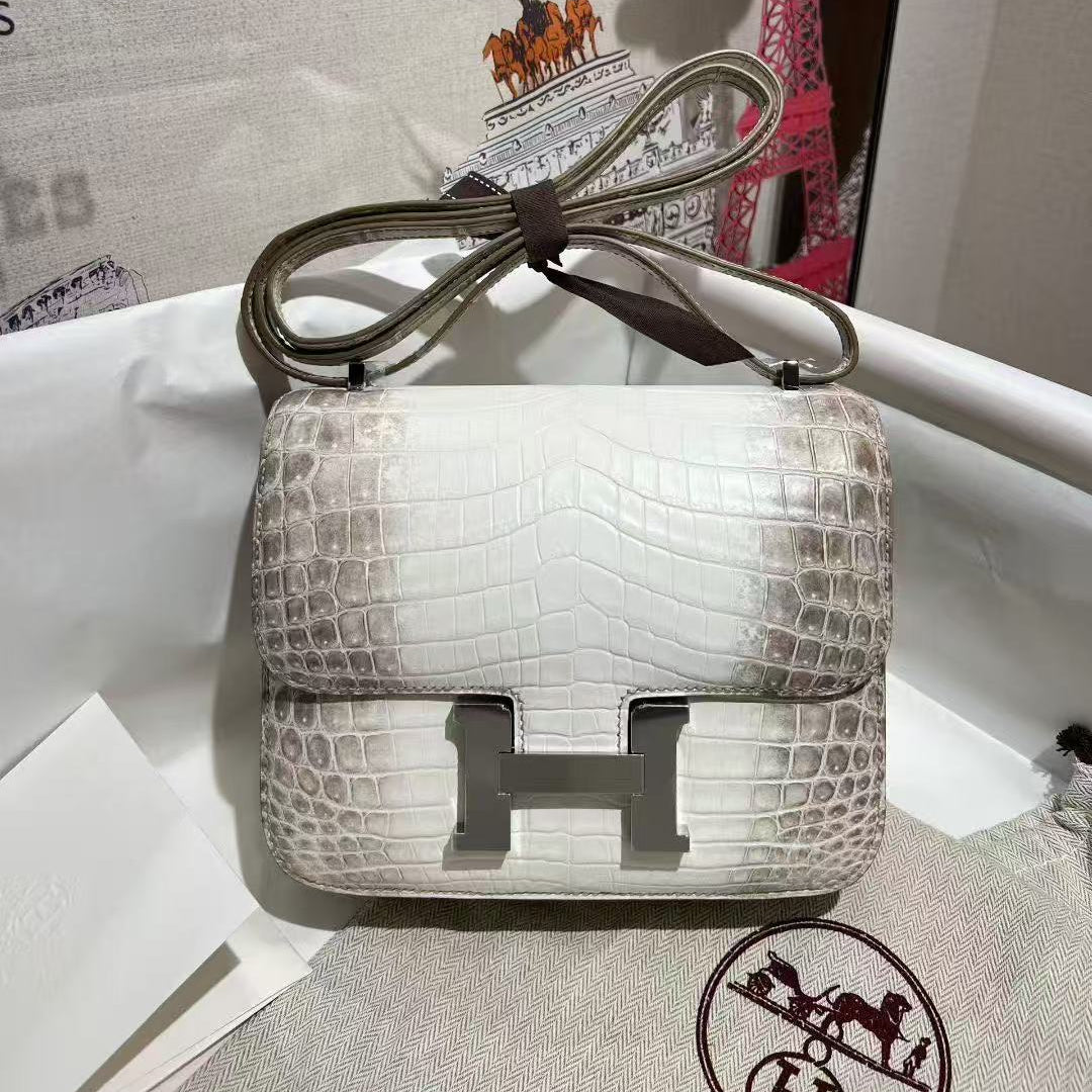 HM Constance Bag 18cm Himalaya Crocodile Leather (15 days production)