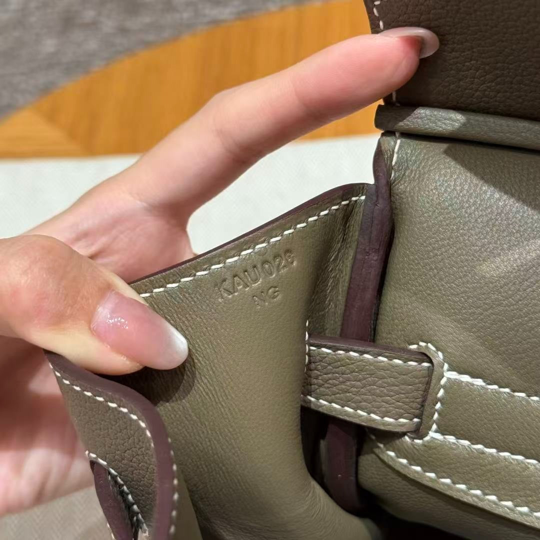 HM Birkin 29cm Etoupe Taurillon Leather