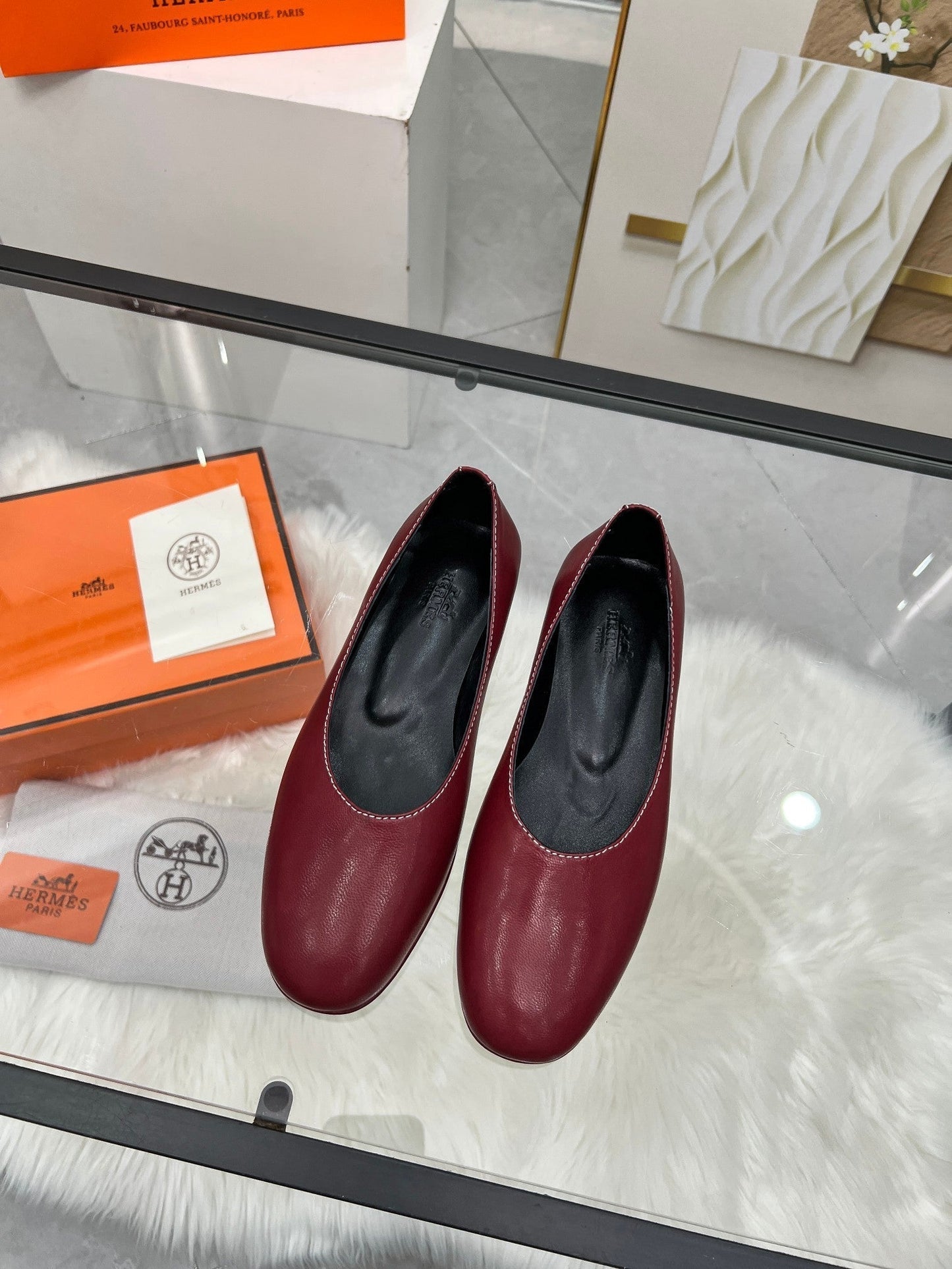 HM 25 Ballet Flats Multicolor Sheepskin 370992
