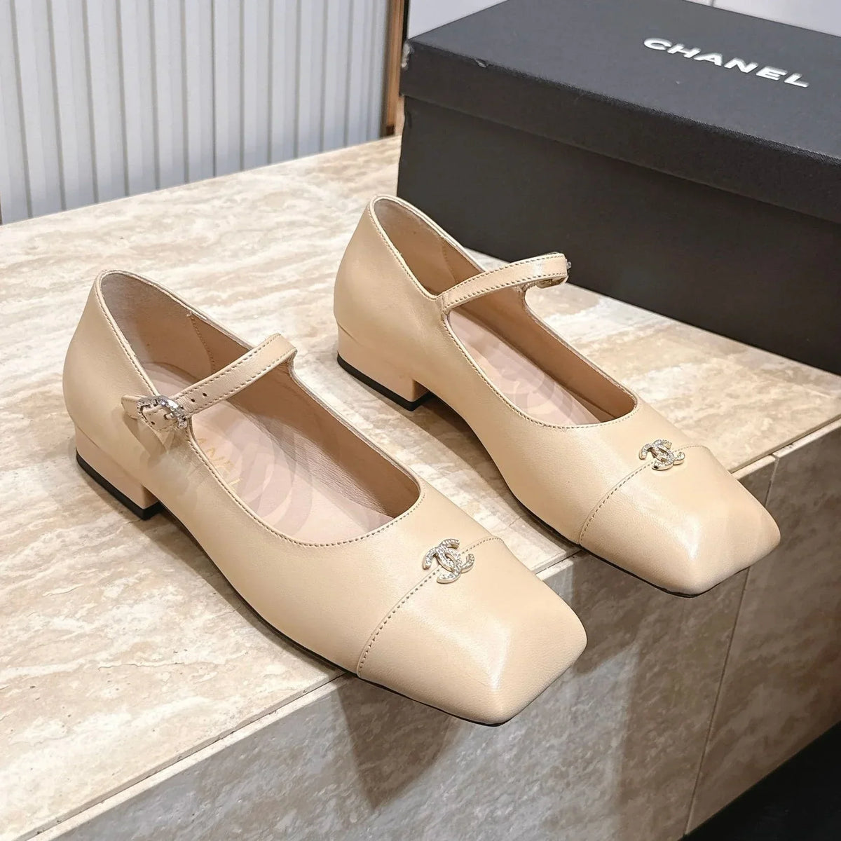 Channel 2026 Ballet Flat 25mm Suede Calfskin 899012