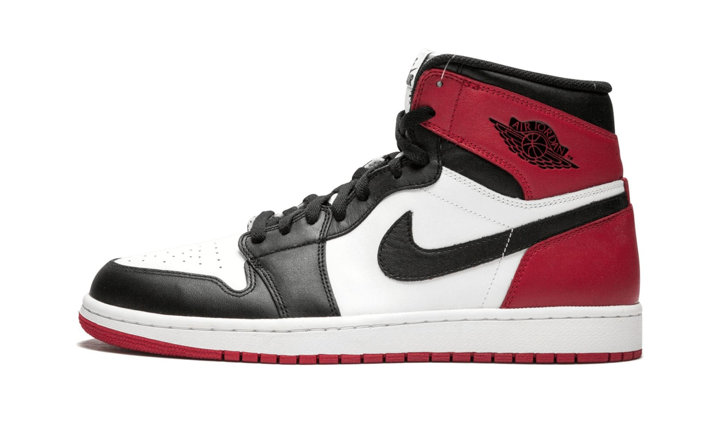Air Jordan 1 Retro High OG Black Toe Sneakers - Heritage Edition