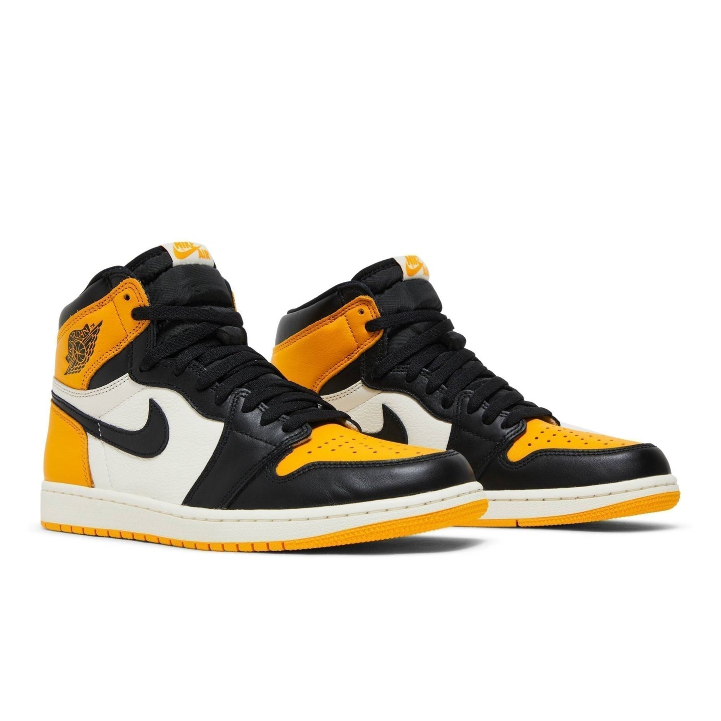 Air Jordan 1 Retro High OG Yellow Toe 555088-711 Sneakers - Hall of Fame