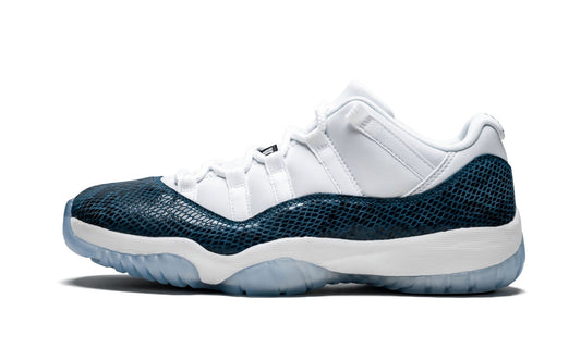 Air Jordan 11 Retro Low LE Blue Snakeskin Sneakers - Archive Edition