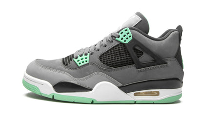 Air Jordan 4 Retro Green Glow Sneakers - Collaboration Release