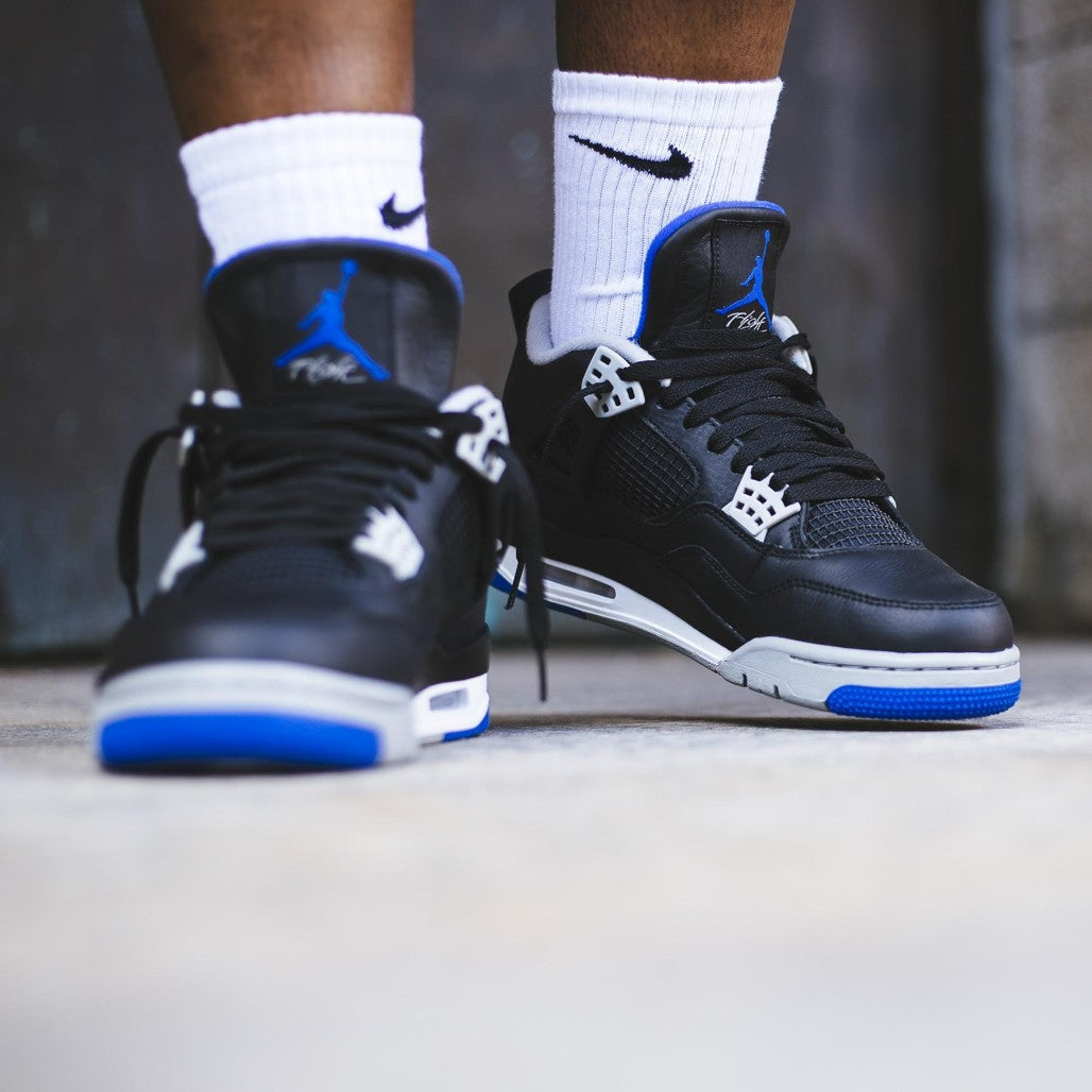 Air Jordan 4 Retro Motorsports Alternate Sneakers - Heritage Edition