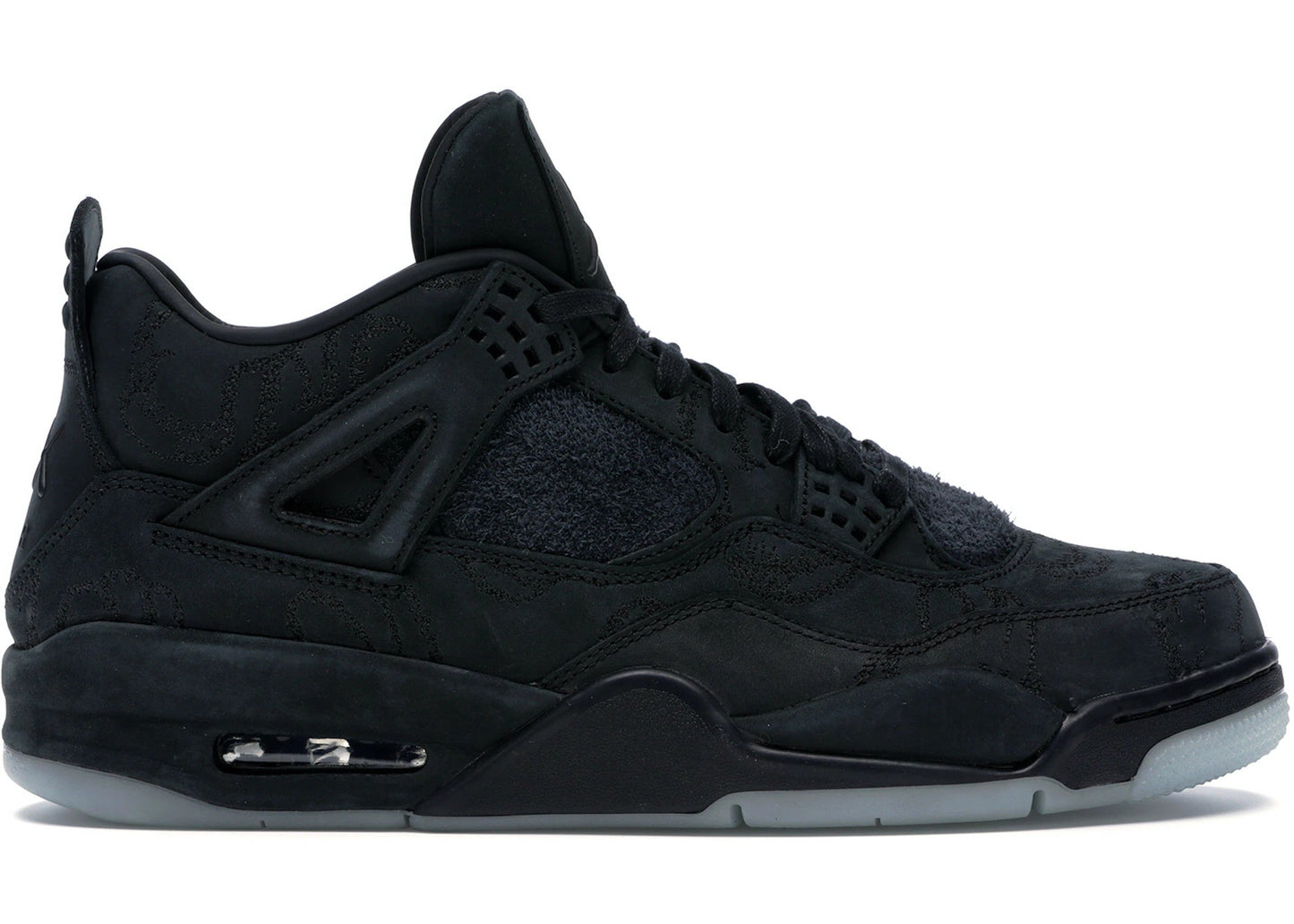 Air Jordan 4 x KAWRS Black Sneakers - Prime Pick | Silhouette King