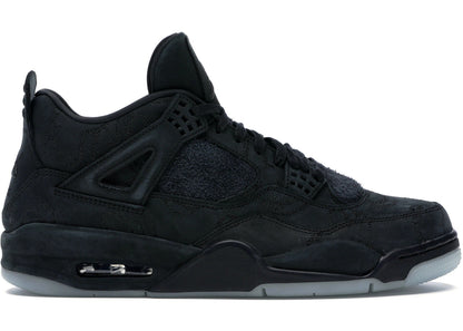 Air Jordan 4 x KAWRS Black Sneakers - Prime Pick | Silhouette King