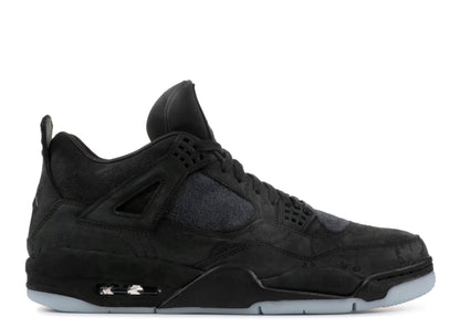 Air Jordan 4 x KAWRS Black Sneakers - Prime Pick | Silhouette King