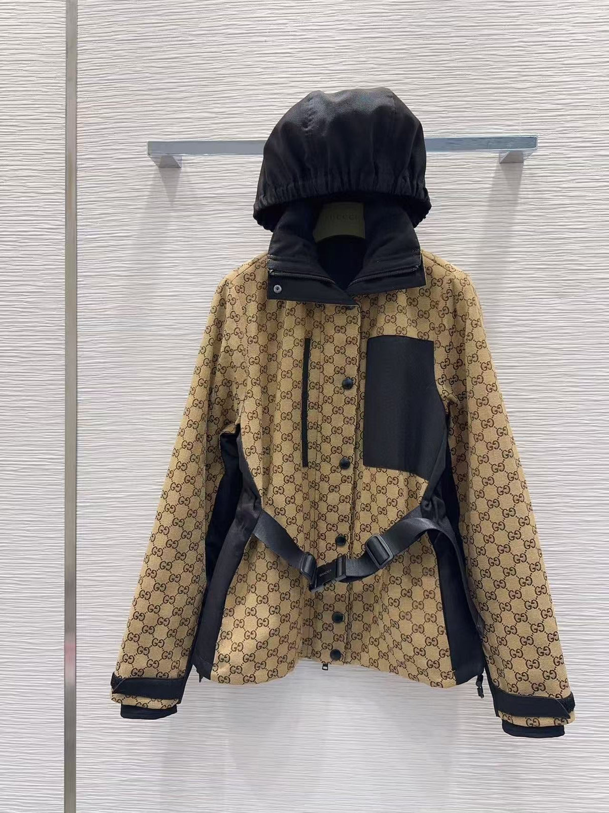 GG Jacquard Jacket Technical Fabric