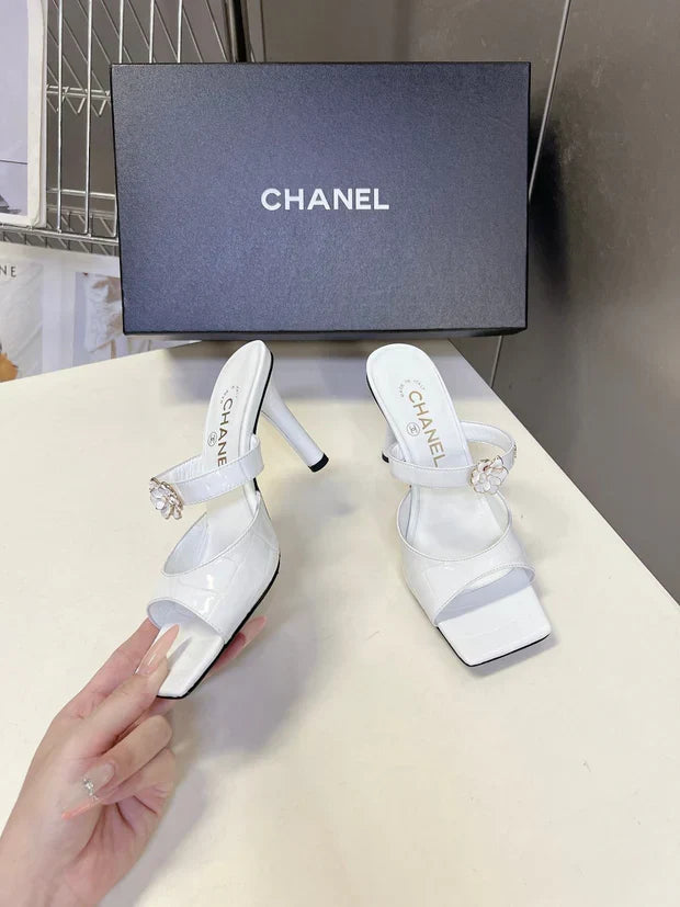 Channel 2026 Mule 70mm Embossing And Suede Calfskin 895349