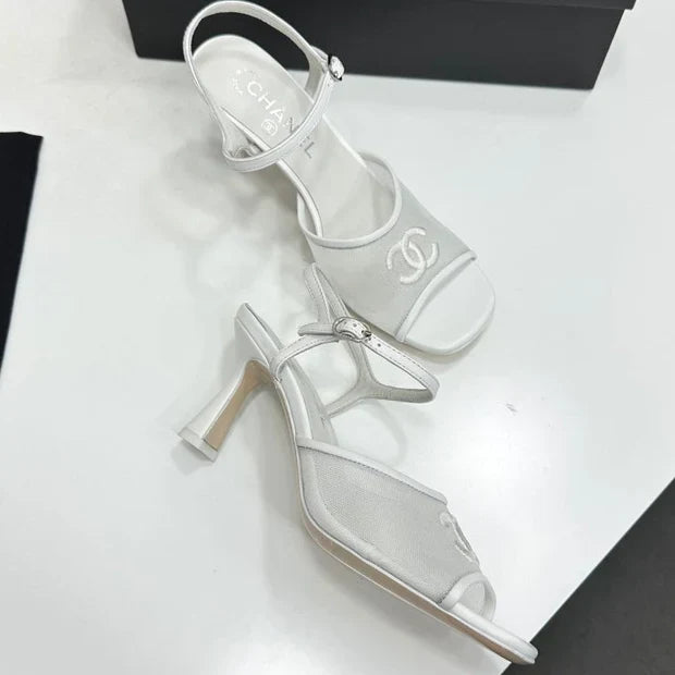 Chanel 2026 Sandals 70mm Mesh Lambskin 926435