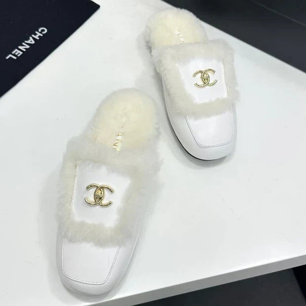 Chanel 2026 Double C Mule Suede Cowhide 985898