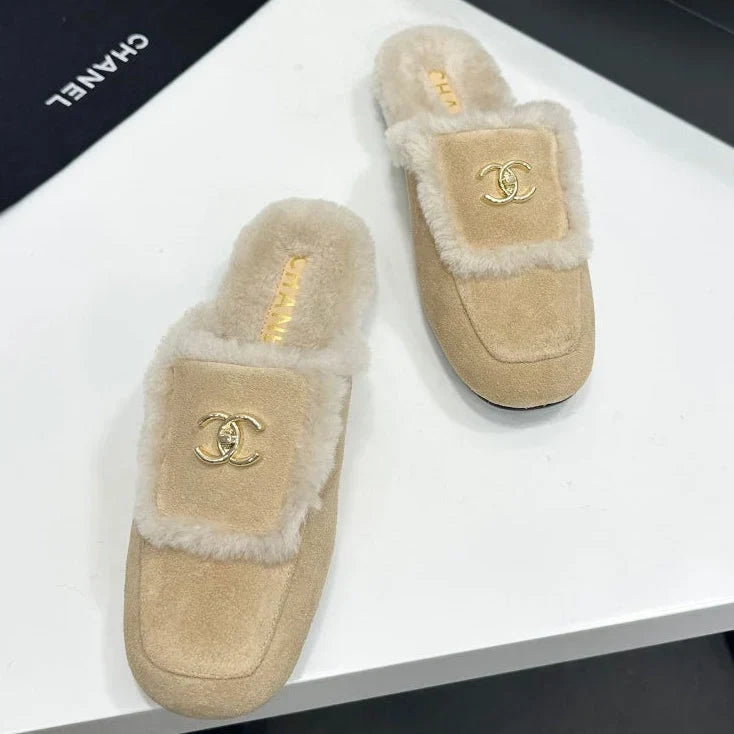 Chanel 2026 Double C Mule Suede Cowhide 985898