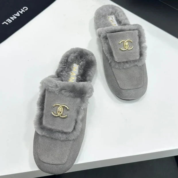 Chanel 2026 Double C Mule Suede Cowhide 985898