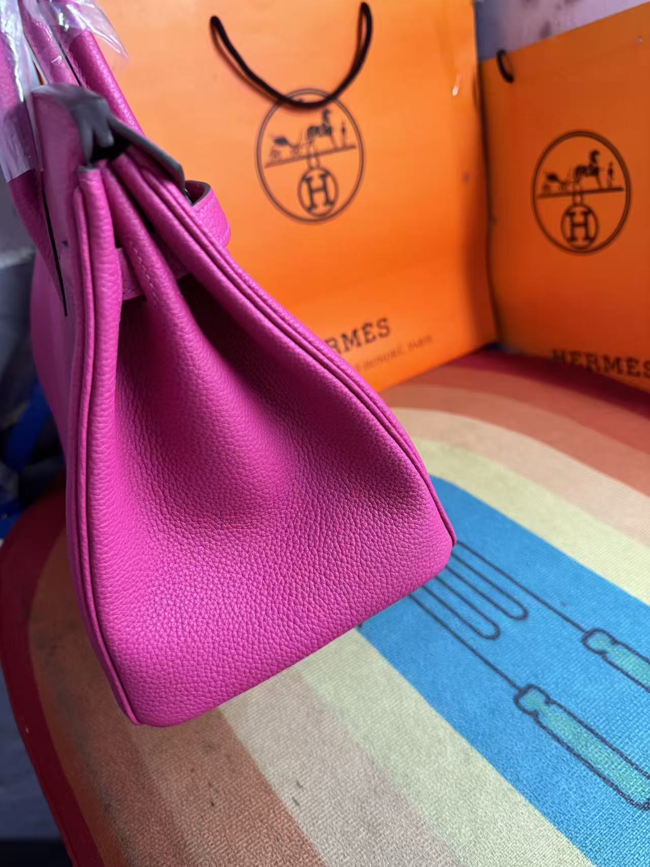 HM Birkin 25 Hot Pink Togo Silver Hardware (Need 25 days to prepare goods)