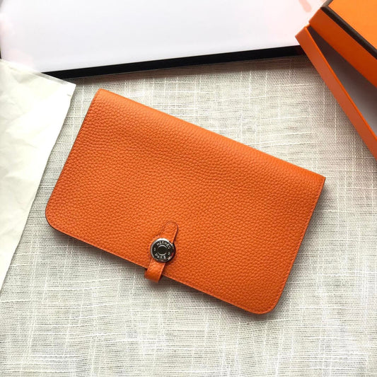 HM Dogon Wallet 20 Orange Togo SHW