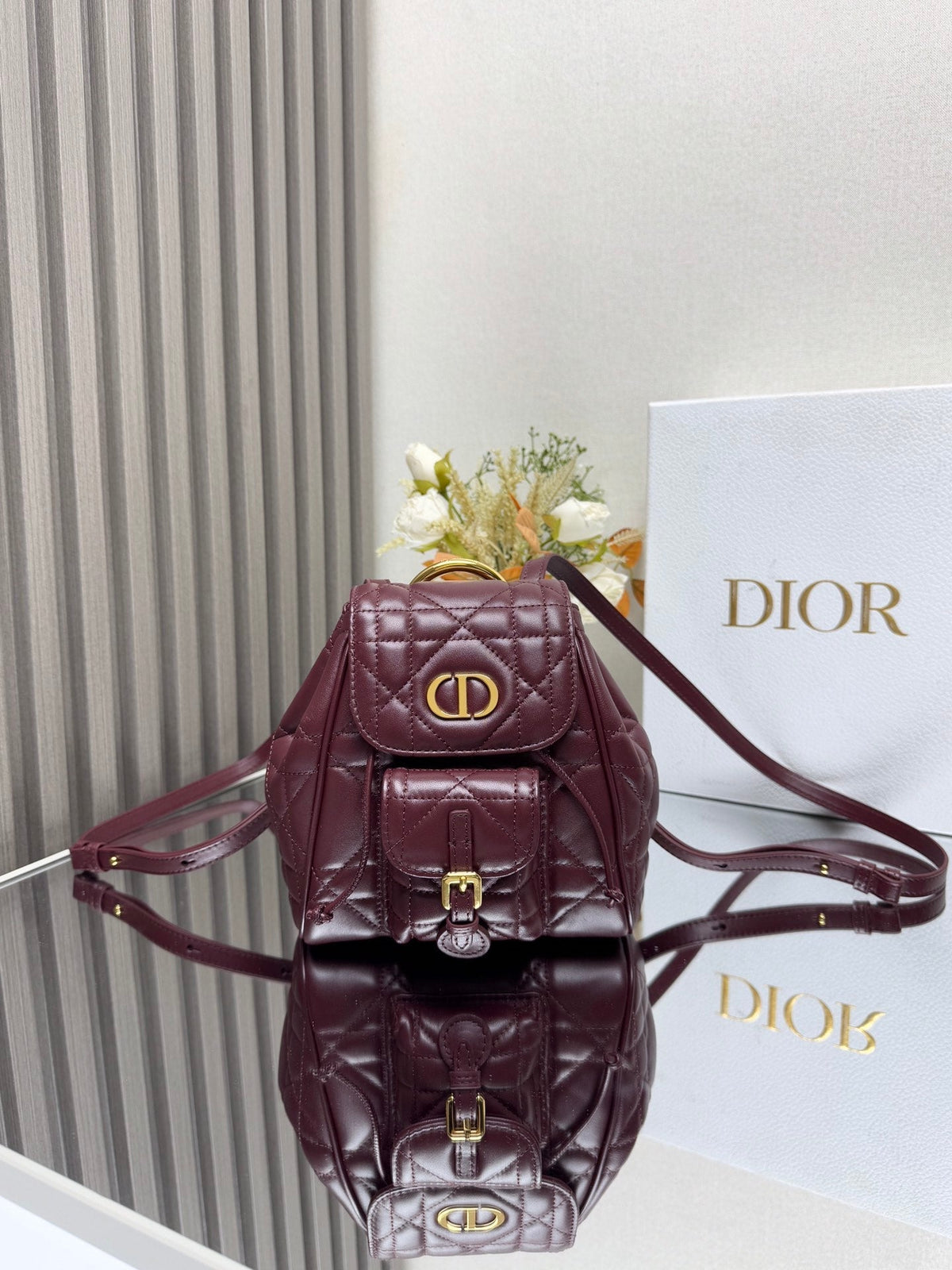 Dior 2026 Caro Backpack Lambskin