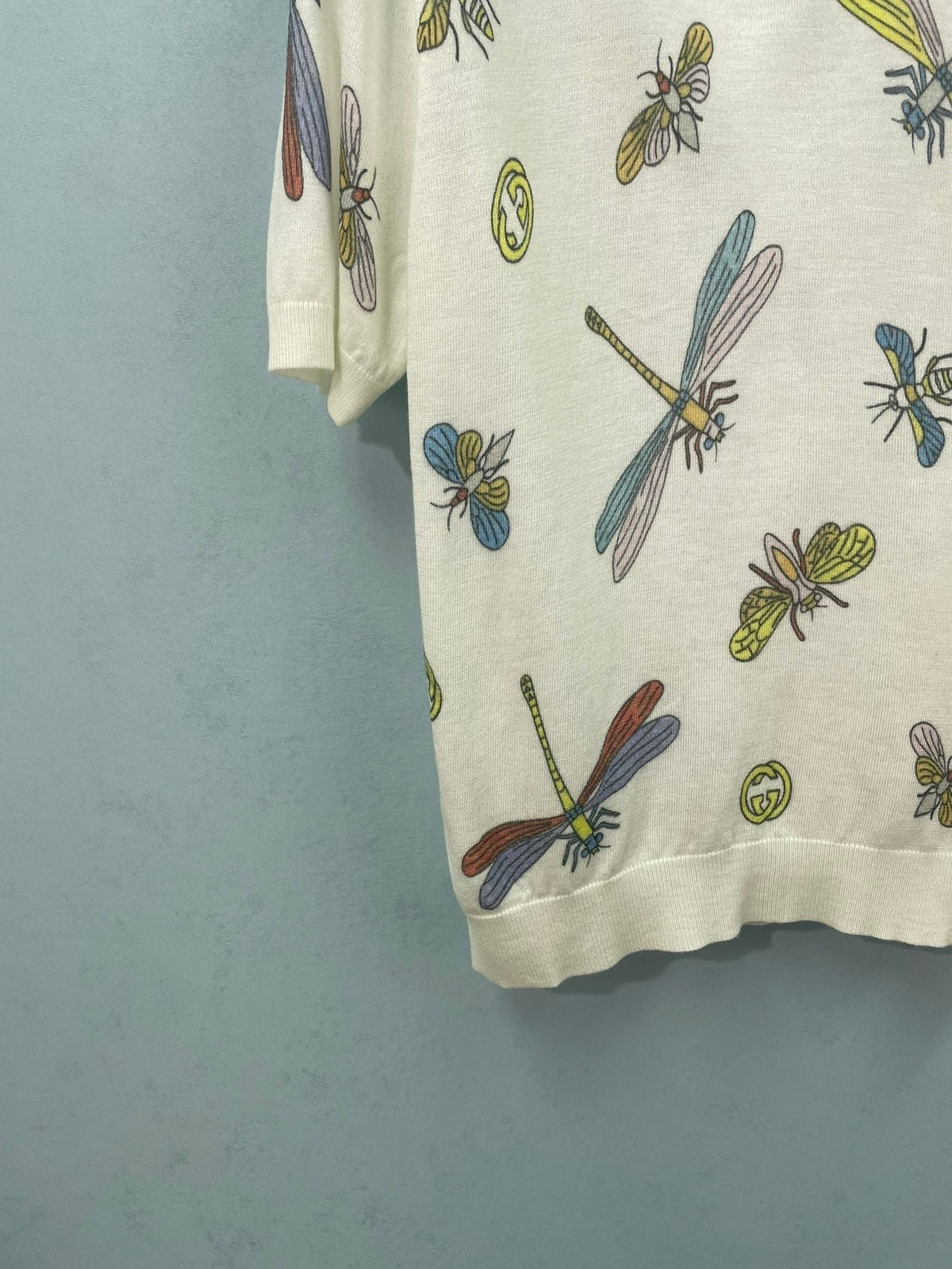 Gucci Short-sleeve Top White in Wool 323131