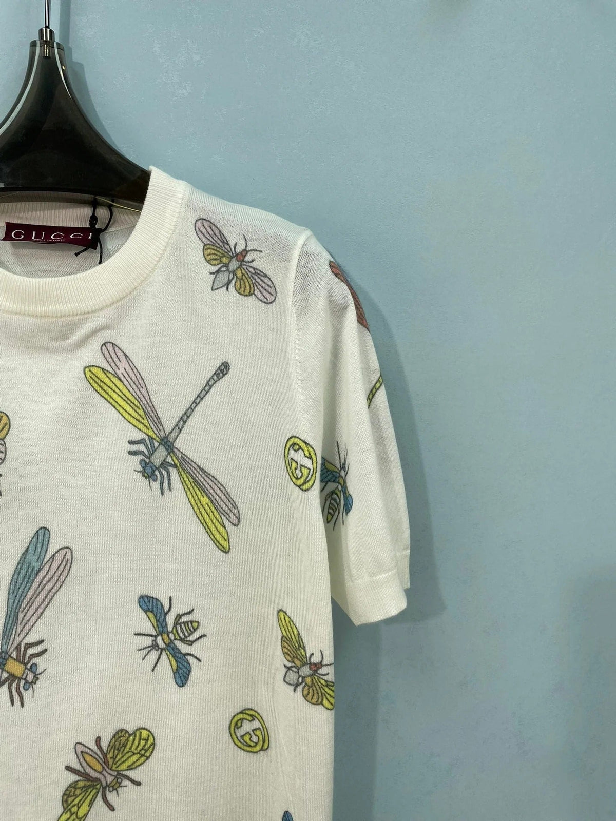 Gucci Short-sleeve Top White in Wool 323131