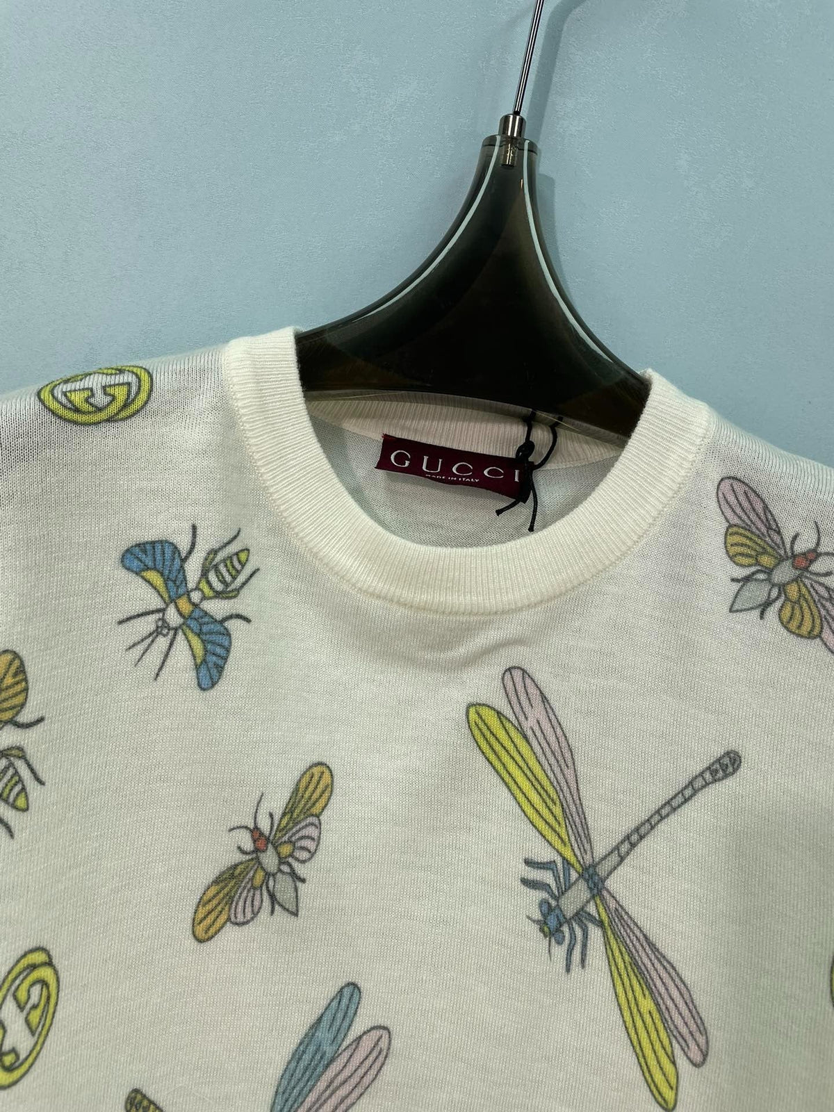 Gucci Short-sleeve Top White in Wool 323131