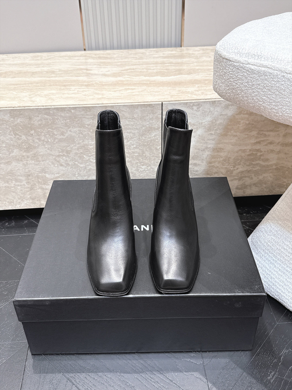CC Autumn/Winter 2026 Ankle Boots 7cm Black Calfskin 954121