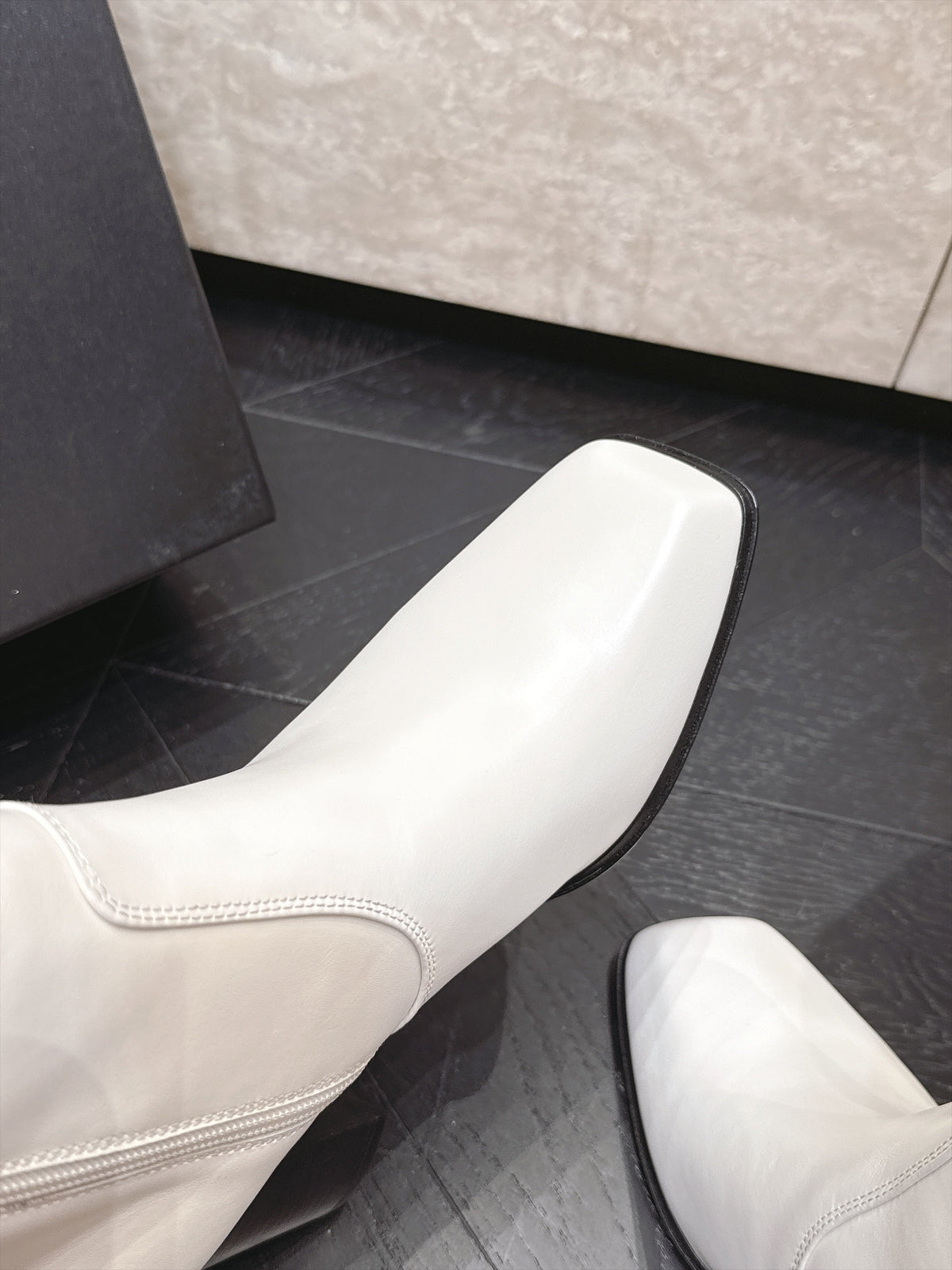 CC Autumn/Winter 2026 Ankle Boots 7cm White Calfskin 954125