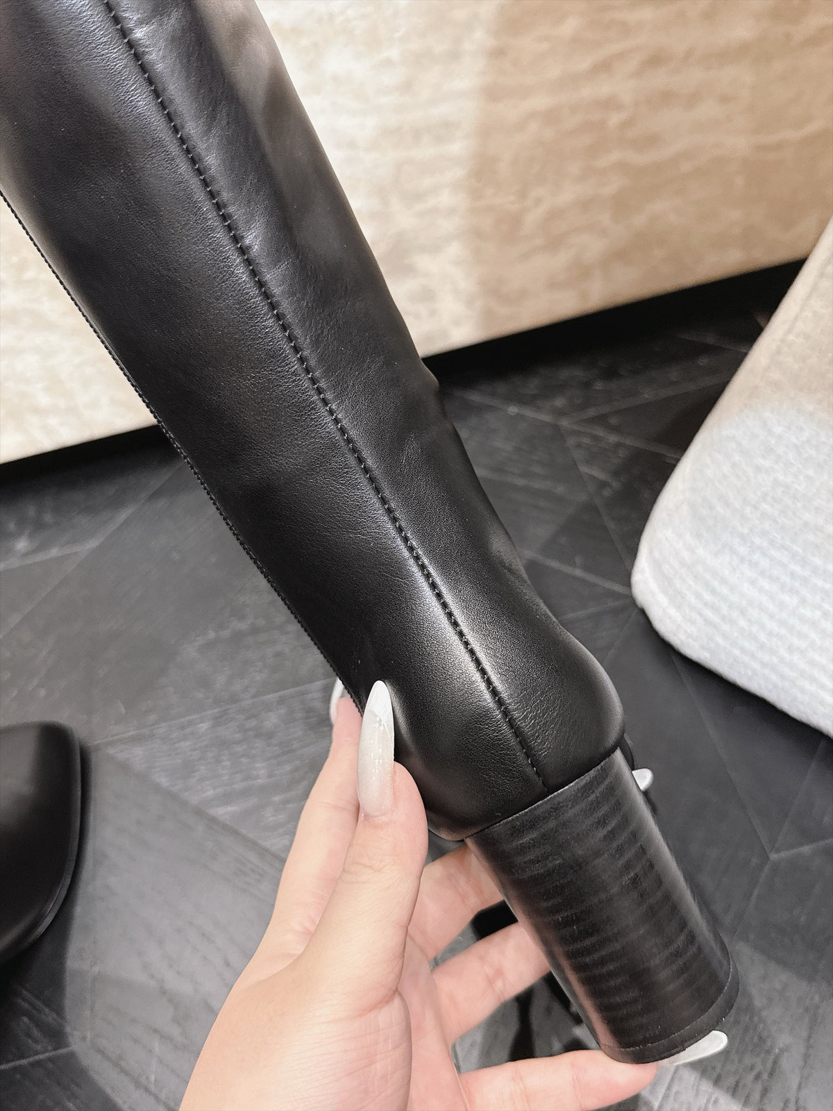 CC Autumn/Winter 2026 Boots 7cm Black Calfskin 954131