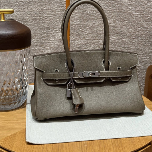 HM Birkin 29cm Etoupe Taurillon Leather