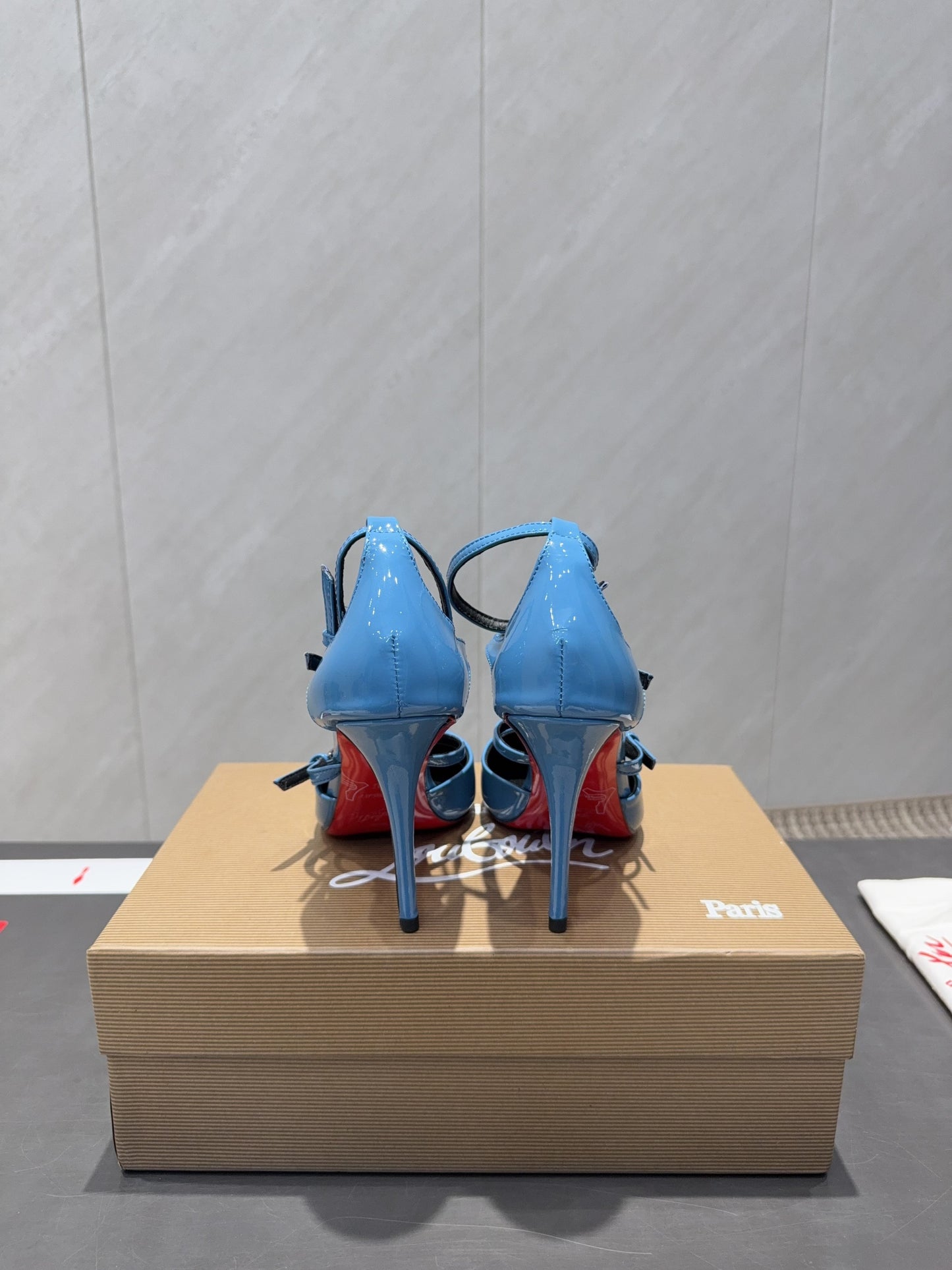 CL 26SS High Heel Pump 100 Blue Patent Leather 613873