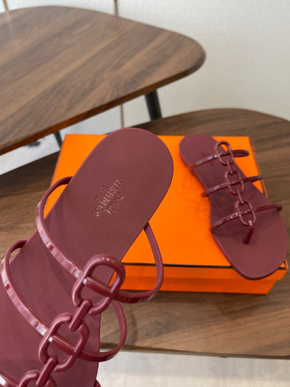HM 26ss Pig Nose Sandals Rubber