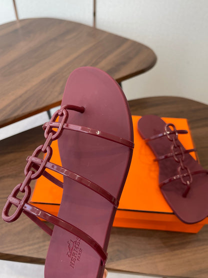 HM 26ss Pig Nose Sandals Rubber