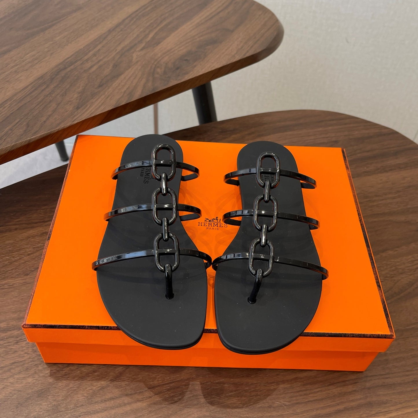 HM Mykonos Sandal Black TPU 624767
