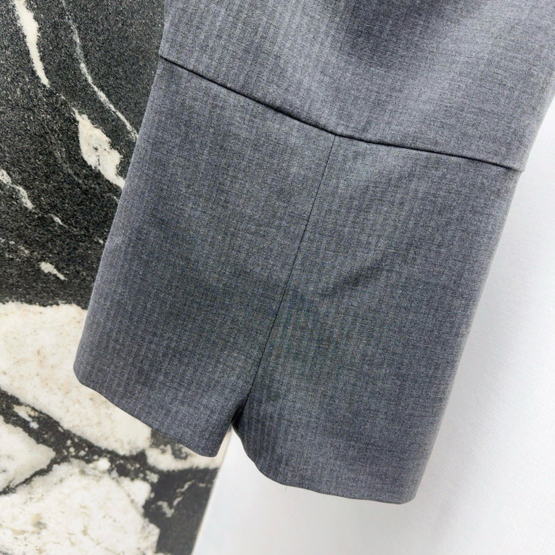 Gucci 25 Jumpsuit Gray Polyester Fiber