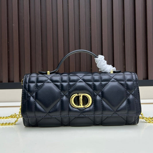 Dior 2026 Miss Caro Top Handle Pouch 24cm Lambskin