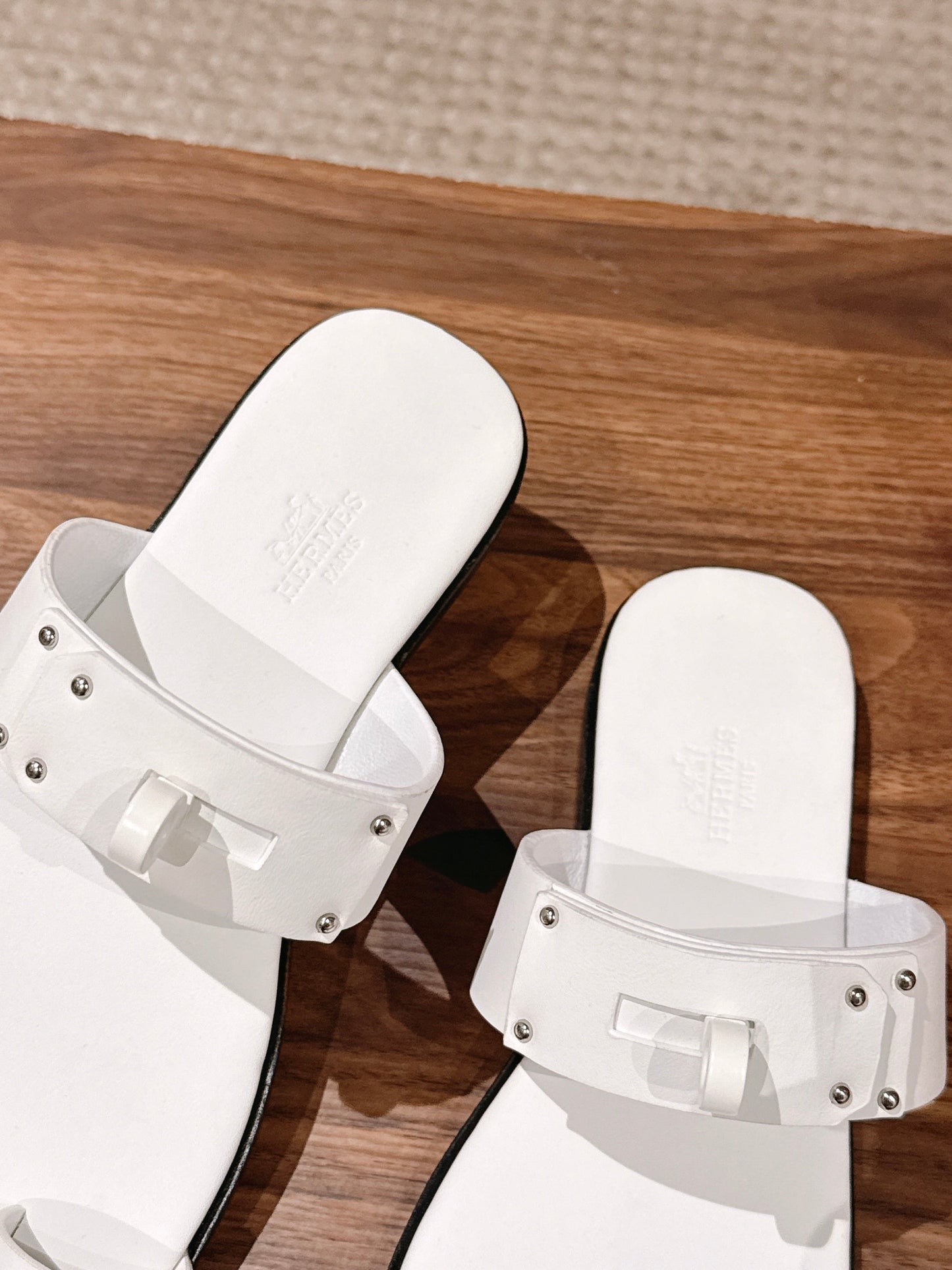 HM July Sandal White Sheepskin 795945