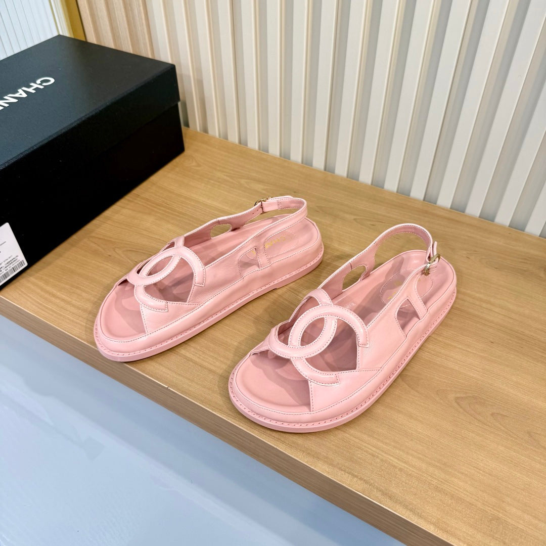 CC 26s Open-Toe Strappy Sandals Leather 986950