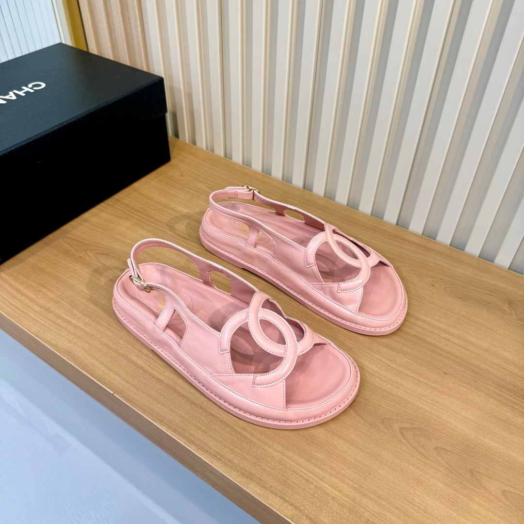 CC 26s Open-Toe Strappy Sandals Leather 986950