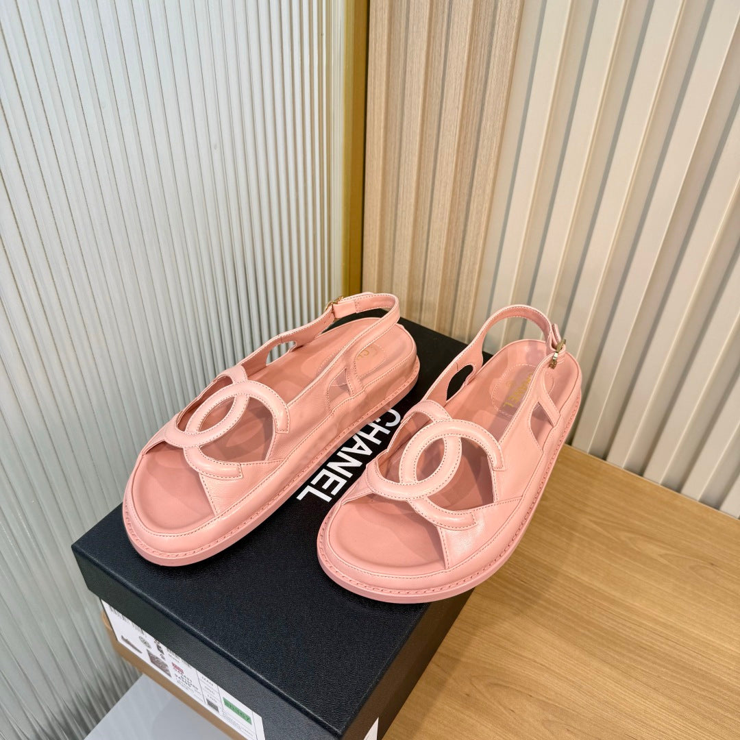 CC 26s Open-Toe Strappy Sandals Leather 986950