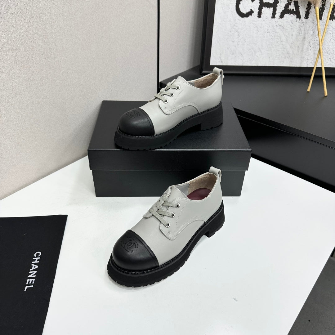 CC 26s Derby Loafer Black Grey Cowhide 925711