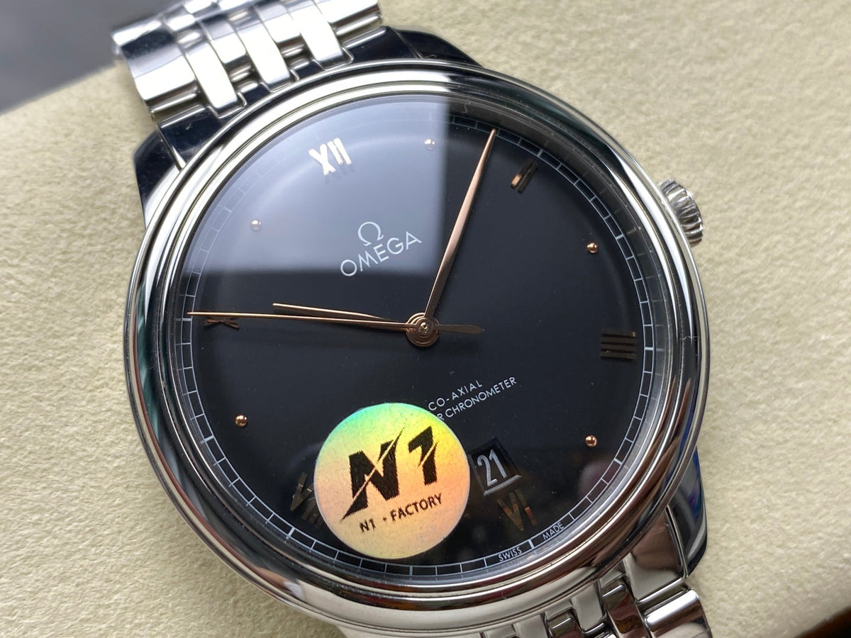 Omega De Ville Prestige Co-Axial Master Chronometer 41mm Black Dial Watch