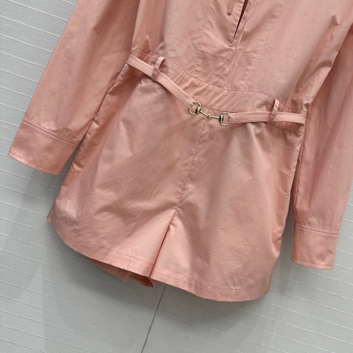 Gucci 25 Shirt Jumpsuit Pink Cotton