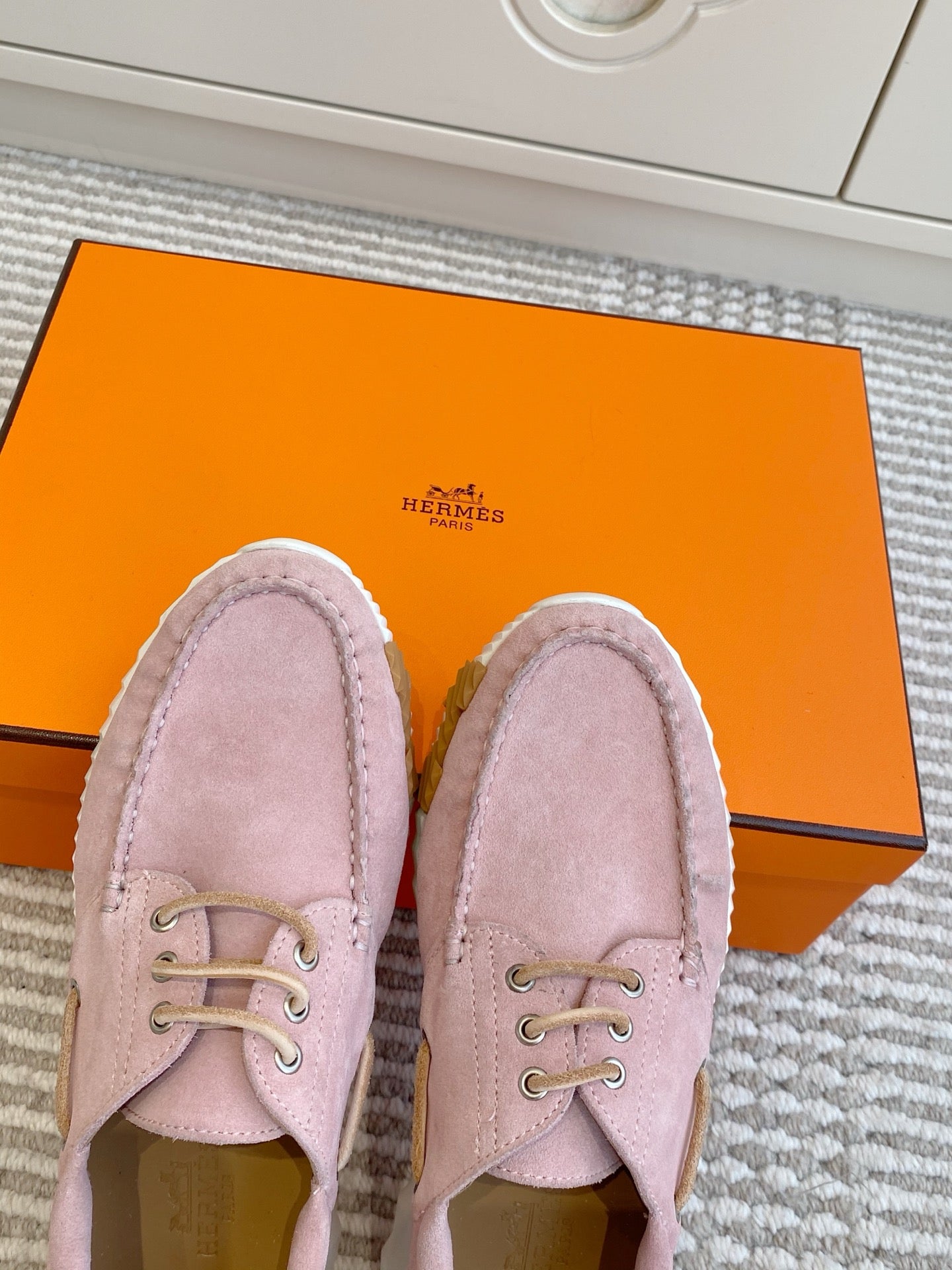 HM Ketch Sneakers Light Pink Suede
