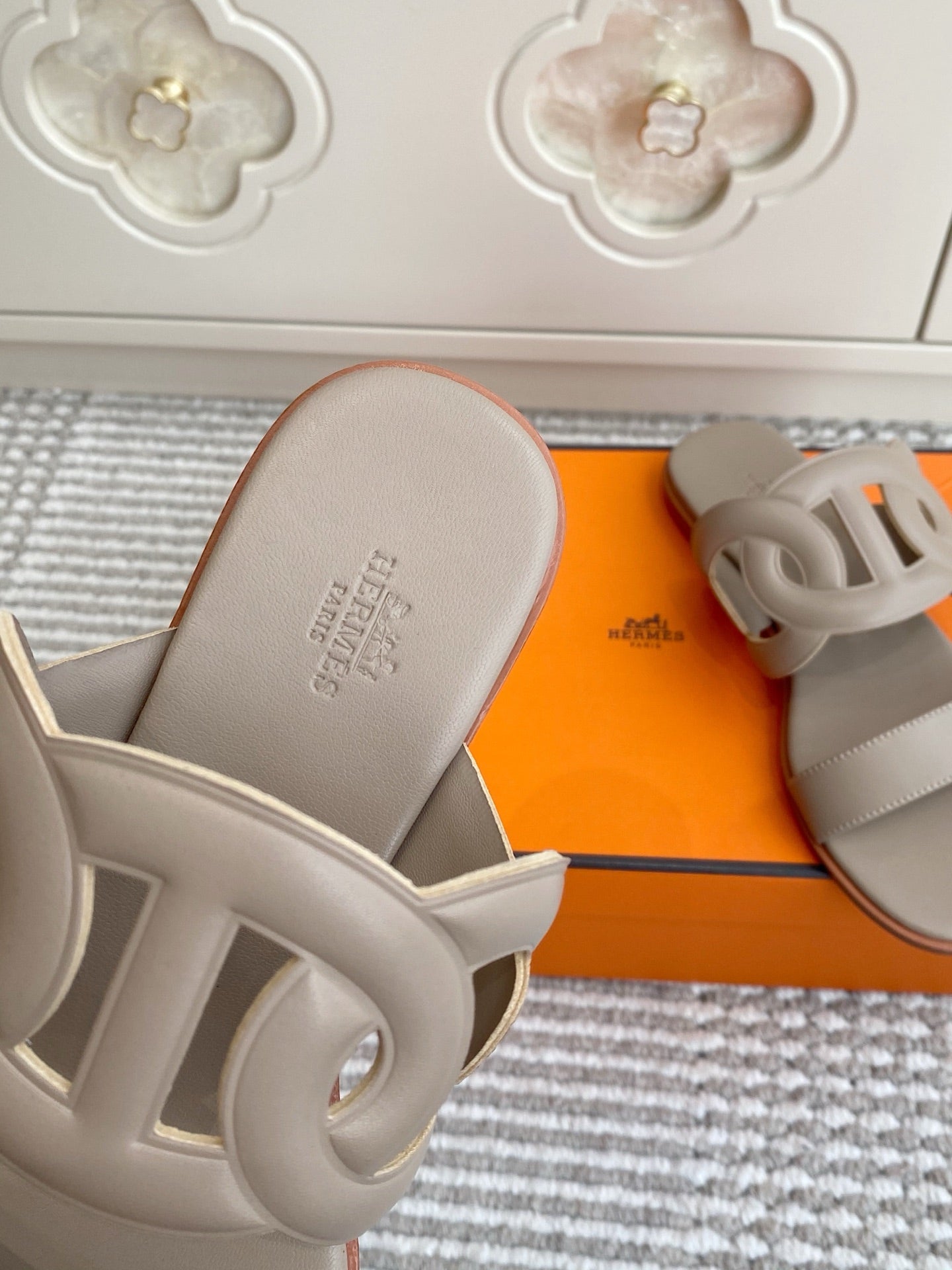 HM Lagune Sandal Light Taupe Leather 776550