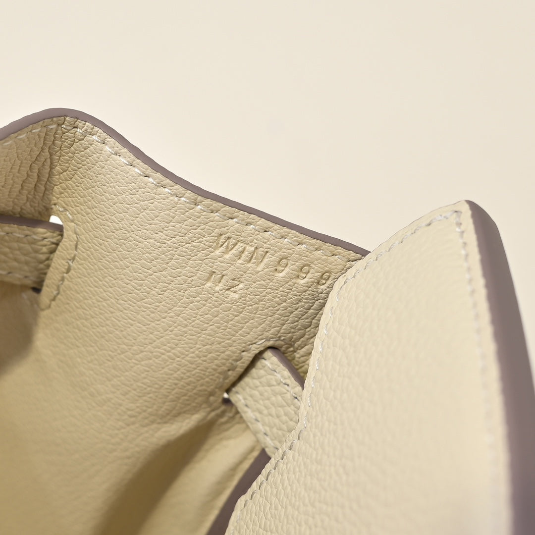 HM Birkin Ivory Togo Leather GHW